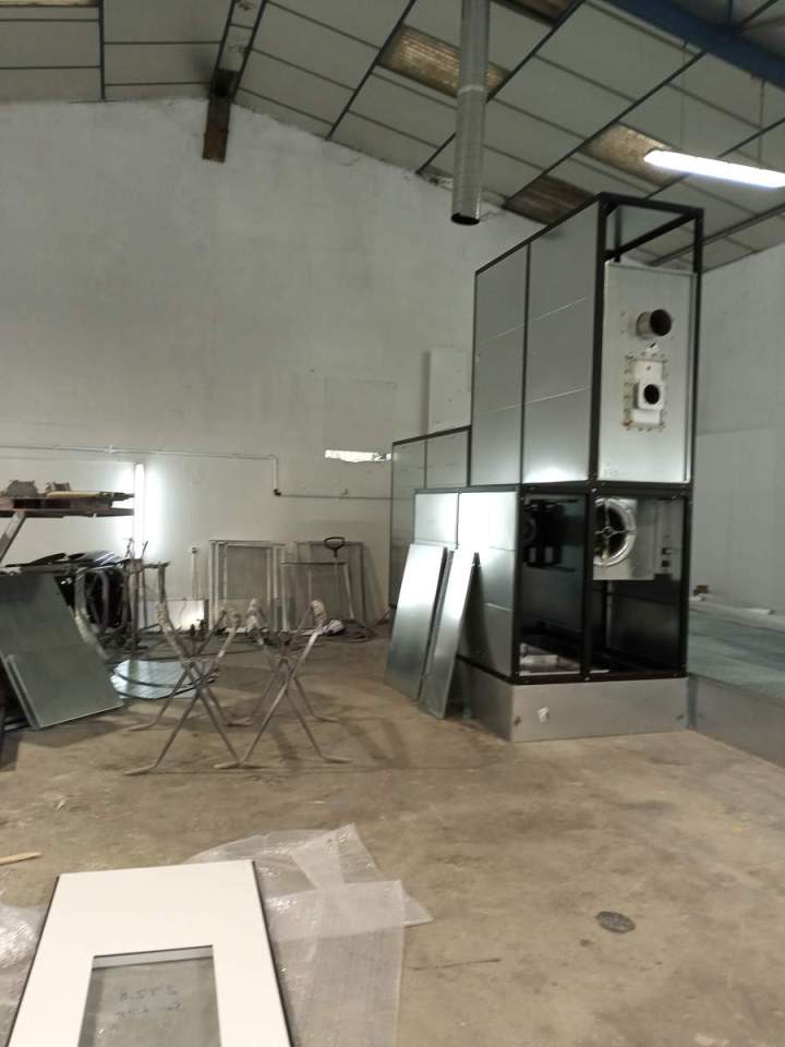 MONTAGE MACHINERIE CABINE PEINTURE