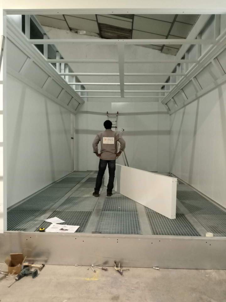 Montage de cabine de grenaillage Toulouse