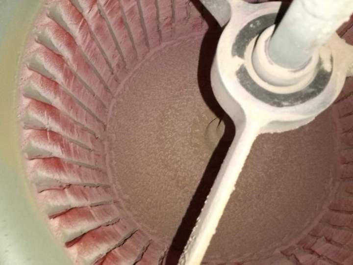 TURBINE CHARGEE DE PEINTURE