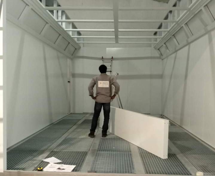 Installation de cabine de peinture Toulouse